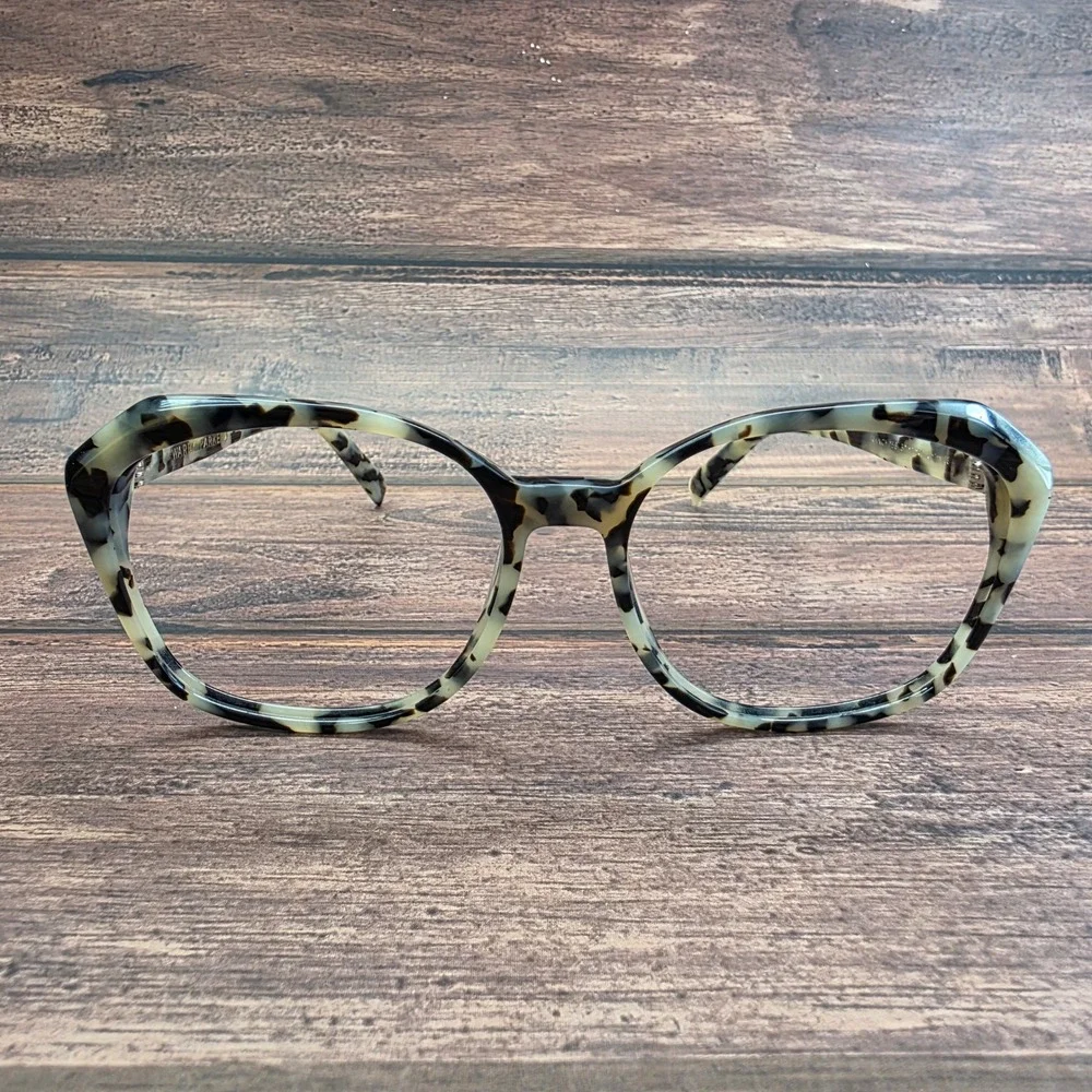 Warby Parker Nancy 166 Eyeglasses Marble Tortoise Cat Eye Frames 57-17-140